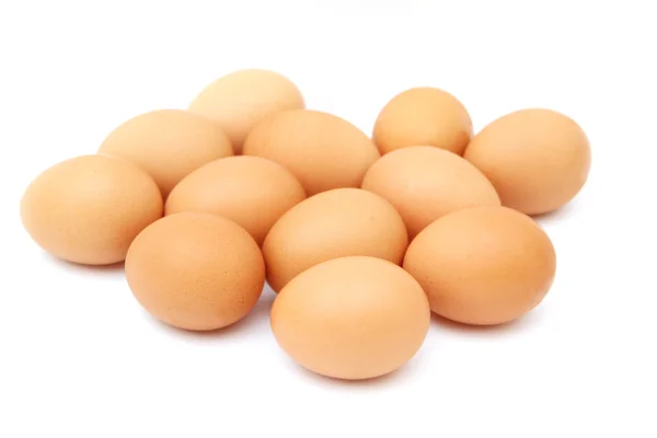 Molte uova di pollo — Foto Stock