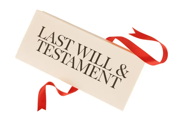 Last will and testament documents — Stock Photo, Image