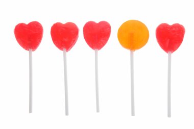 colored lollipops candies clipart