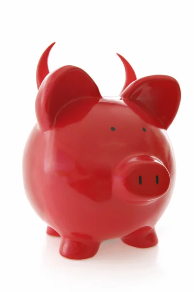 Devil Piggy Bank — Stock Photo, Image