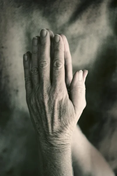 Dua eller yakın çekim — Stok fotoğraf