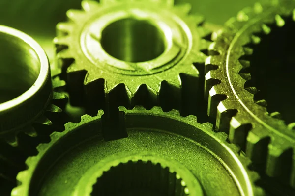 Old dirty metal cog gears — Stock Photo, Image