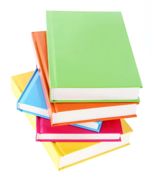 Pilha de livros com capas coloridas — Fotografia de Stock