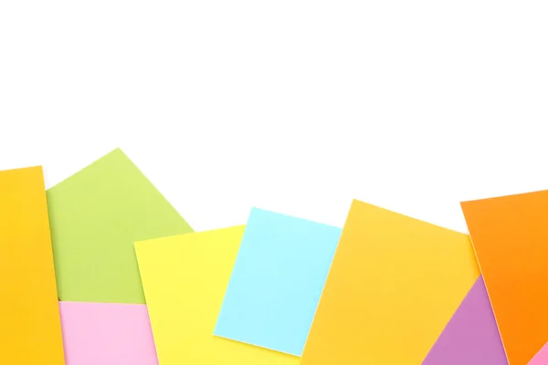 Colored paper sheets — Stock Photo, Image