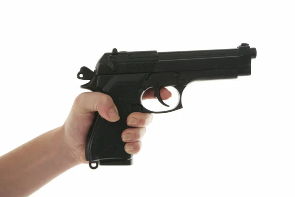 Beretta polisen pistol Royaltyfria Stockbilder