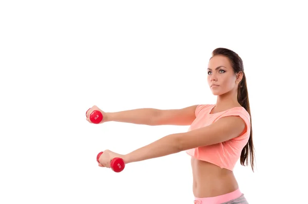 kızı tutan ağırlıklar