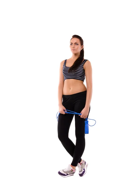 ip atlama tutan kız