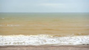 sahile üzerinde sörf