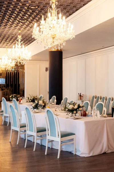 Decoración Boda Con Flores Naturales Elementos — Foto de Stock