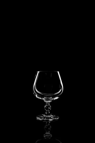 Vidrio transparente para brandy — Foto de Stock