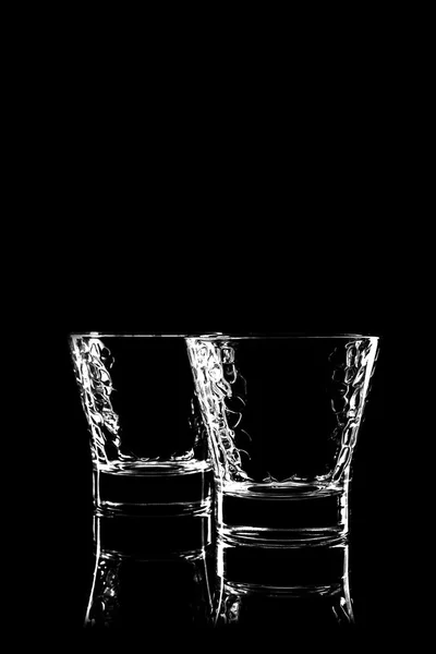 コニャックやブランデーの透明なガラス — ストック写真