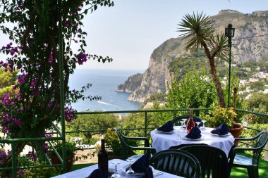 Capri, Campania, Napoli Körfezi, İtalya, manzara