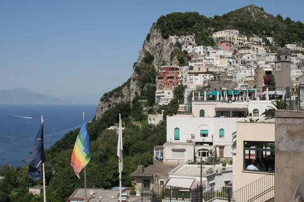 Capri Campania Napoli Körfezi Talya Manzara — Stok fotoğraf