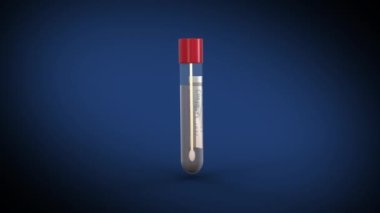 Coronavirus Kan Testi Test tüplerindeki kan örneklerini analiz ediyor