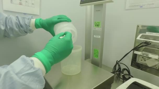 Medical Research Implant Trussed Dust Medical Laboratory Clinical Laboratoryresearchers Work — Vídeo de Stock