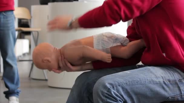 Pediatric Basic Life Support — Stock Video