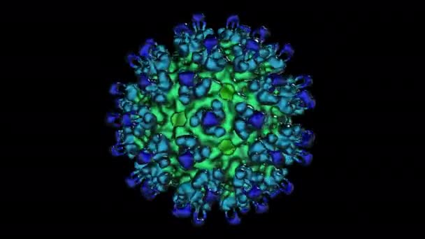 Rendering Ett Virus — Stockvideo