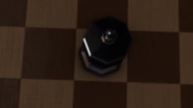 Siyah kral parçasının 3D animasyonu. Orijinal 3D model: AlexandraM 'in Kral LP' si CC Öznitelik Web altında lisanslıdır: skeç fab