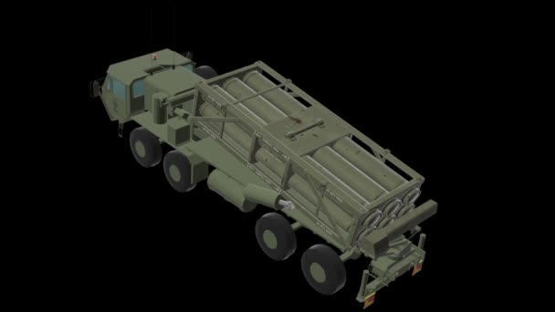 미사일 발사기의 애니메이션 — 비디오