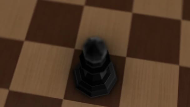 Les Échecs Les Mouvements Des Différentes Pièces — Video