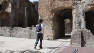 Hadrian 'ın Villa' sı - Roma İmparatoru Hadrian Tivoli 'de Roma' nın dışında