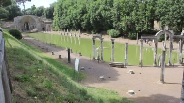 Hadrian 'ın Villa' sı - Roma İmparatoru Hadrian Tivoli 'de Roma' nın dışında