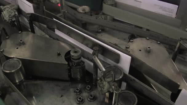 Automatisk Sortering Papperspost — Stockvideo