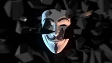 Korsan İsimsiz Maske 3D Model