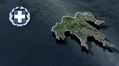 dünya animasyon haritası - bölgesel - fiziksel