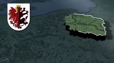 dünya animasyon haritası - bölge - fiziksel