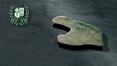 dünya animasyon haritası - bölge - fiziksel