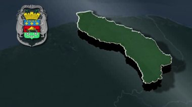 dünya animasyon haritası - bölge - fiziksel