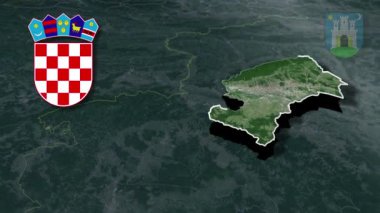 dünya animasyon haritası - bölge - fiziksel