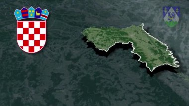 dünya animasyon haritası - bölge - fiziksel