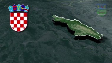 dünya animasyon haritası - bölge - fiziksel
