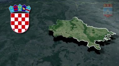 dünya animasyon haritası - bölge - fiziksel