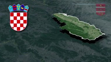 dünya animasyon haritası - bölge - fiziksel