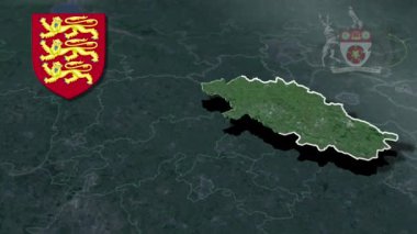 dünya animasyon haritası - bölge - fiziksel