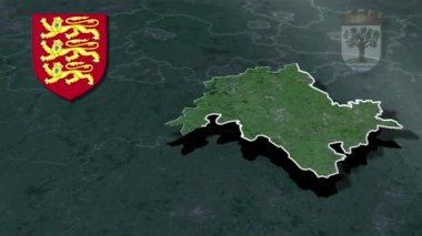 dünya animasyon haritası - bölge - fiziksel