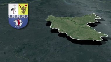 Macaristan Eyaletleri Jasz-Nagykun-Szolnok Silah Canlandırma Haritası Paltosu