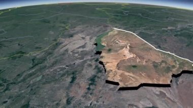 Kenya Animasyon Haritası Bölgeleri
