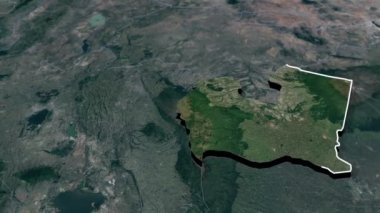 Kenya Animasyon Haritası Bölgeleri