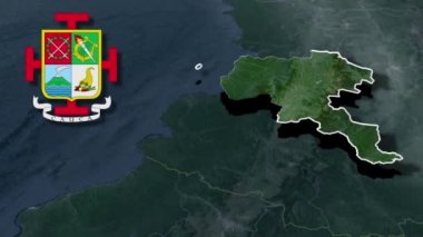 Kolombiya Cauca Bölümü Silah Canlandırma Haritası Beyaz Önlüğü