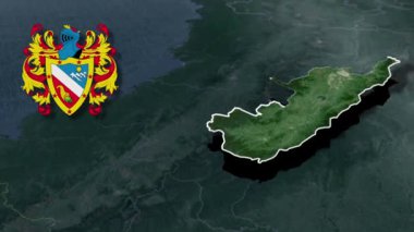 Angola animasyon haritasının vilayetleri