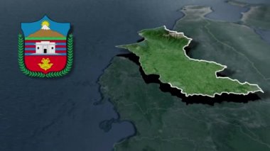Kolombiya Magdalena Whit Silah Animasyon Haritası Departmanı