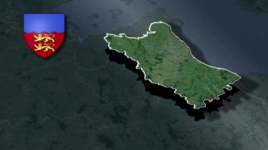 Fransa Animasyon Haritası Departmanları
