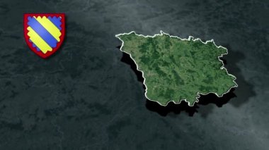 Fransa Animasyon Haritası Departmanları
