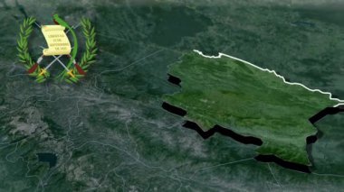 Guatemala Alta Verapaz Silah Canlandırma Haritası Bölümü