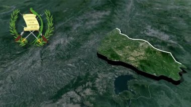 Guatemala Chimaltenango Silah Animasyon Haritası Bölümü
