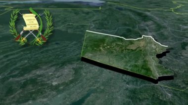 Guatemala Huehuetenango Silah Animasyon Haritası Bölümü